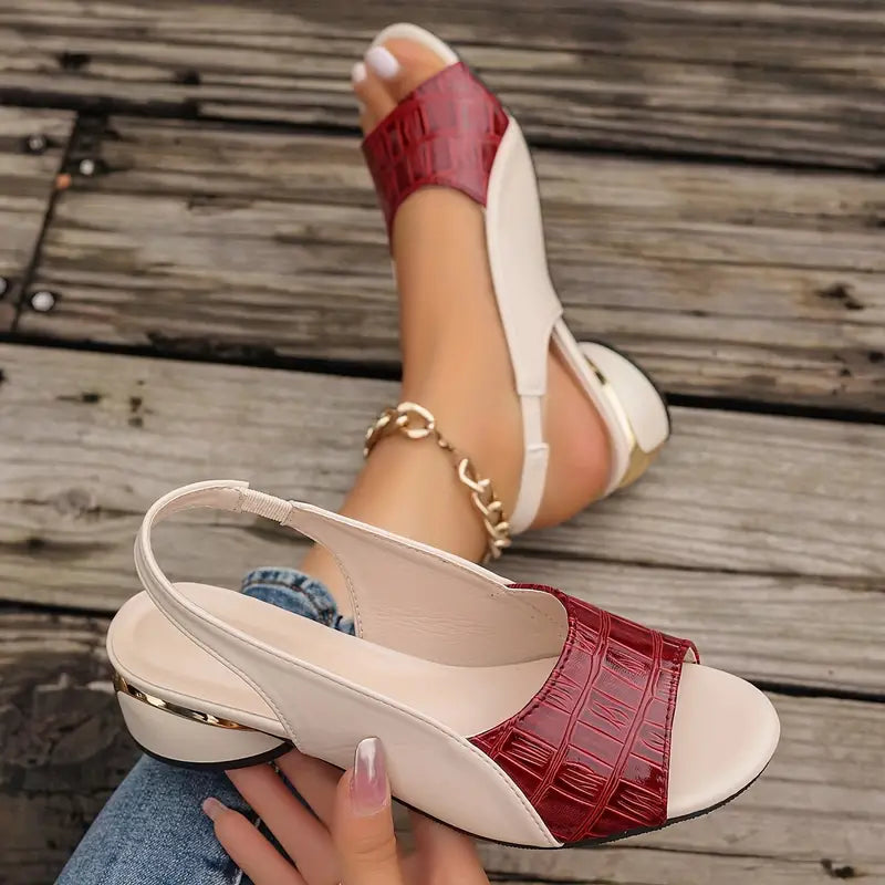 Sophia | Eleganta Läder Sandaler