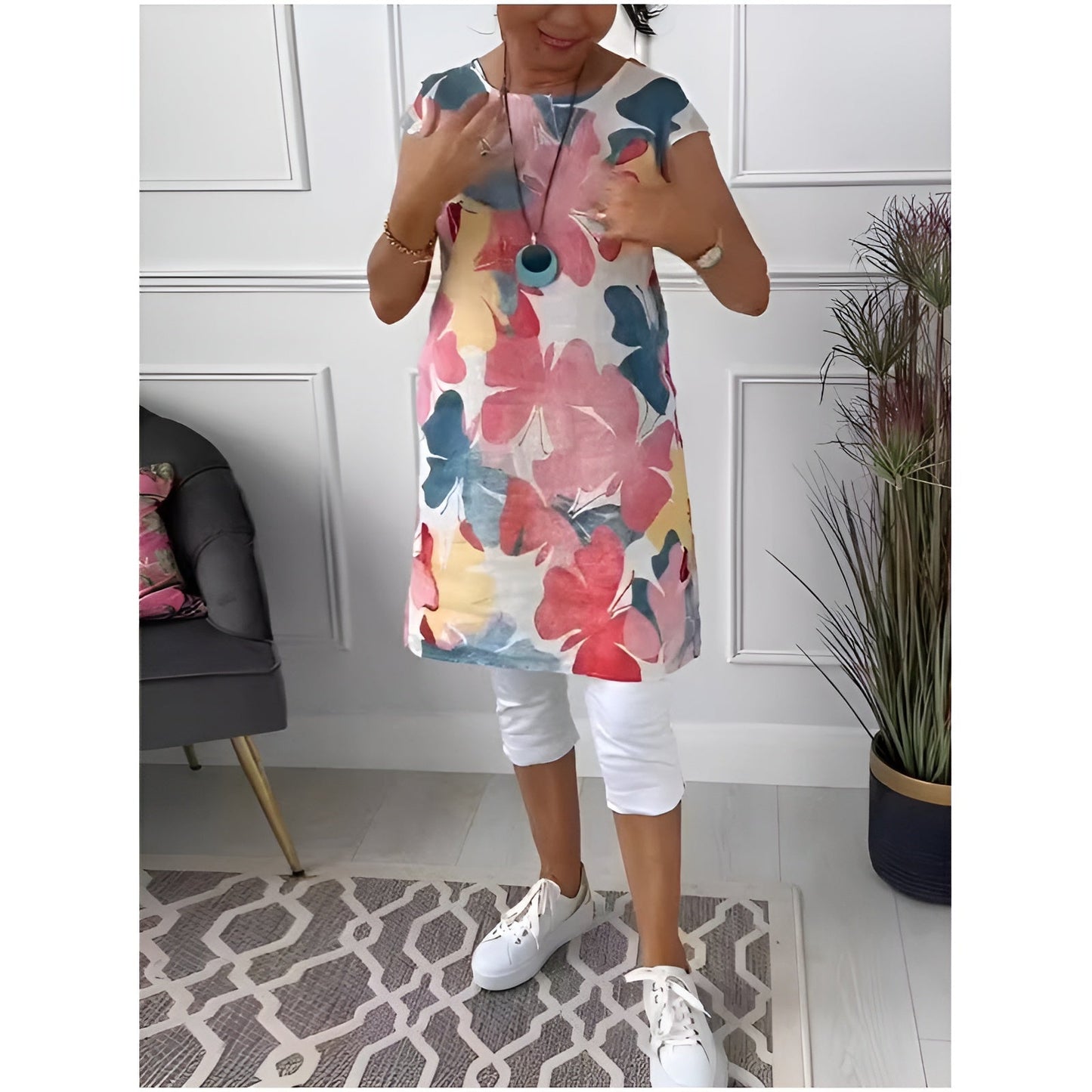 Emilia Blomma | Sofistikerad Skjortklänning