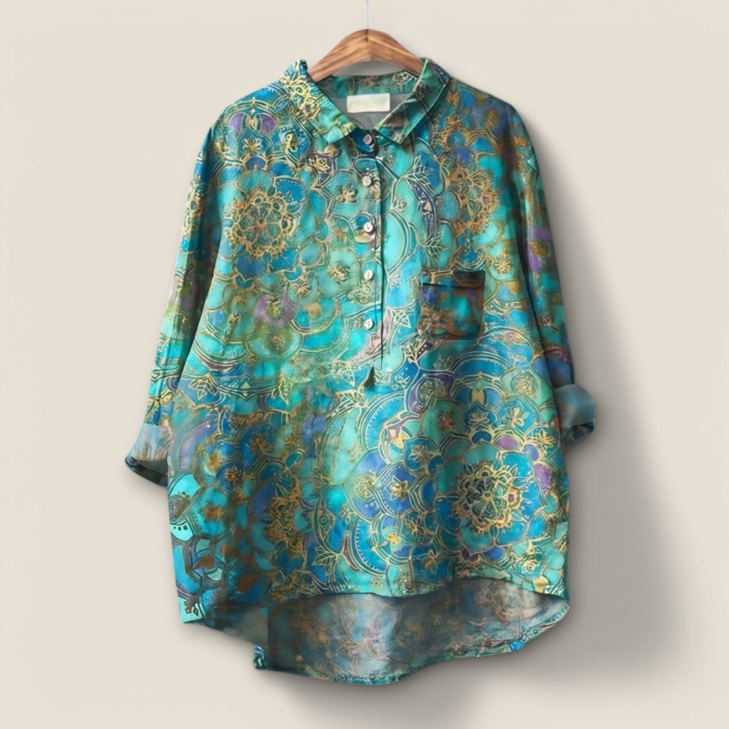 Ellin | Romantisk Blommig Blus