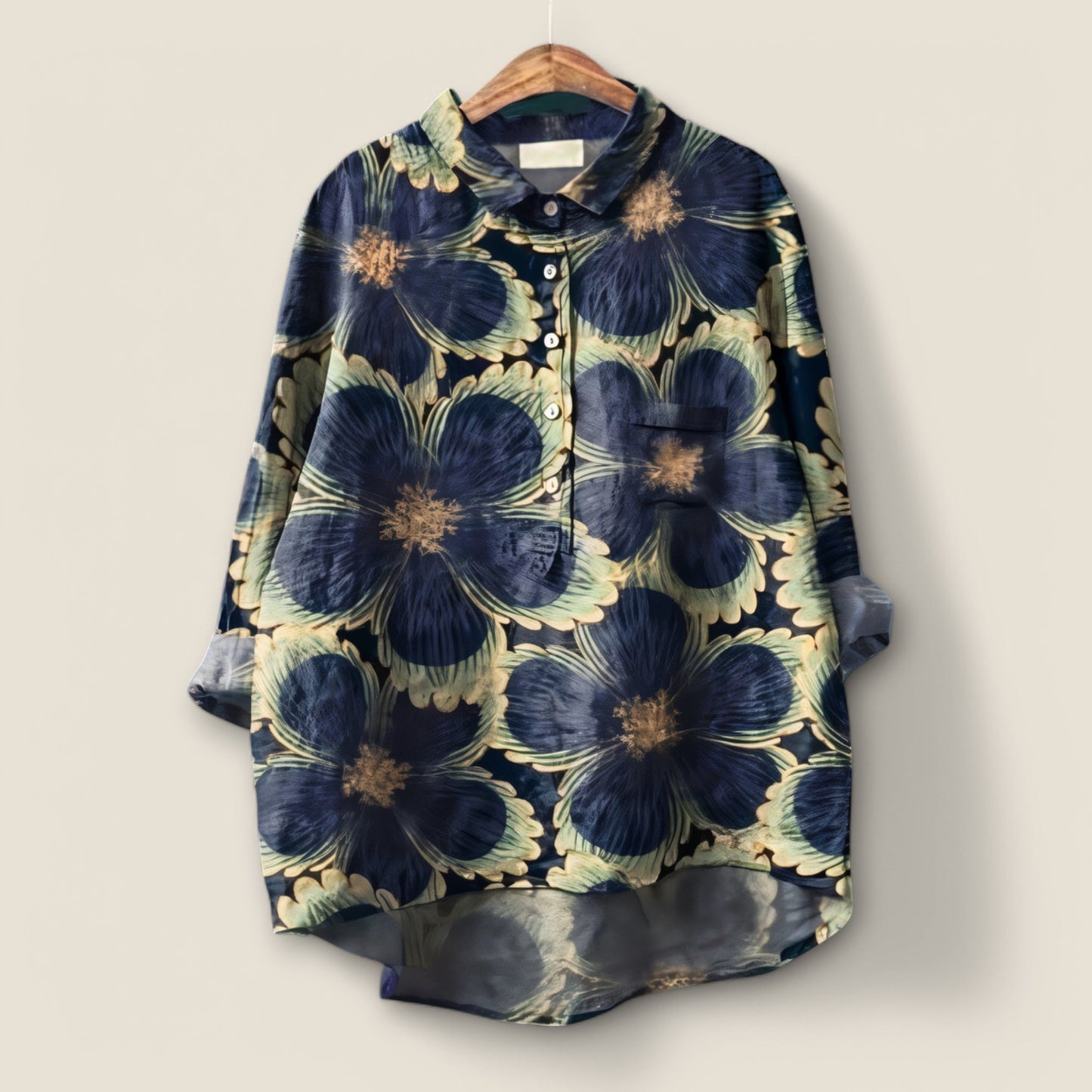 Ellin | Romantisk Blommig Blus