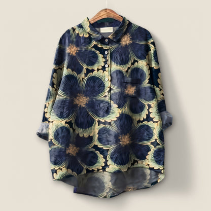 Ellin | Romantisk Blommig Blus