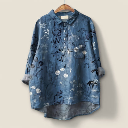 Ellin | Romantisk Blommig Blus