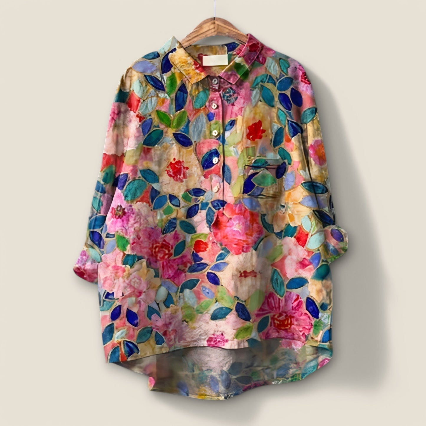 Ellin | Romantisk Blommig Blus