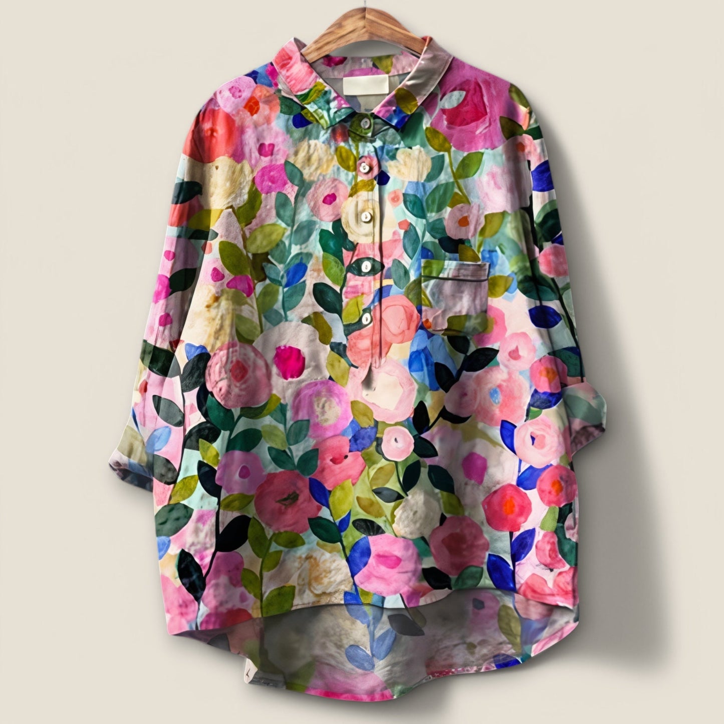 Ellin | Romantisk Blommig Blus