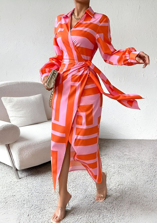 Amalia – Wickelkleid mit Print