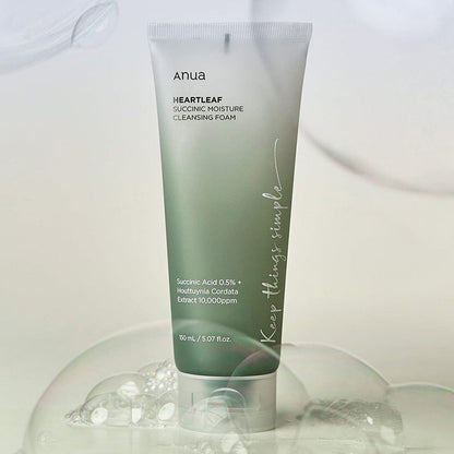 Anua Heartleaf Succinic Moisture Cleansing Foam 150ml