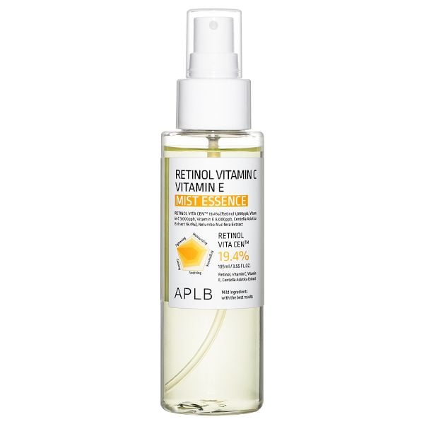 APLB Retinol Vitamin C Vitamin E Mist Essence - 105ml