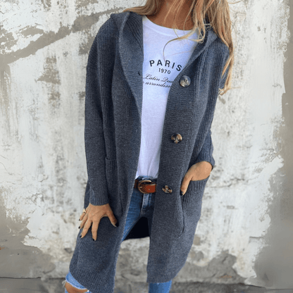 Lorène | Elegant lång damjacka