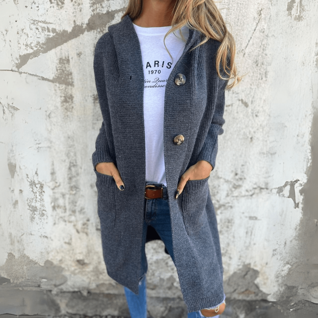 Lorène | Elegant lång damjacka