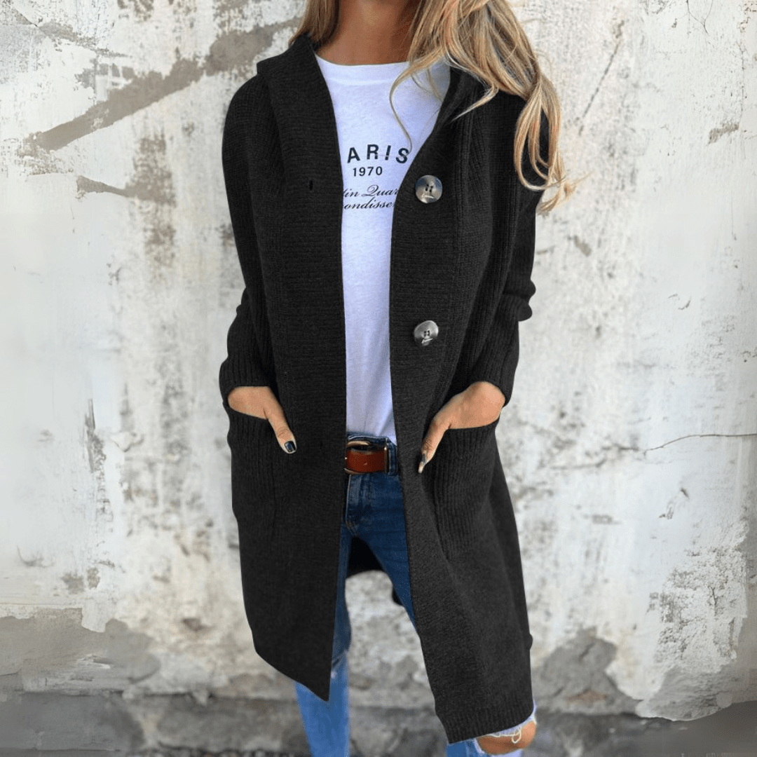 Lorène | Elegant lång damjacka
