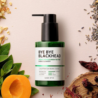 Some By Me Bye Bye Blackhead 30 Days Miracle Green Tea Tox Bubble Cleanser 120g