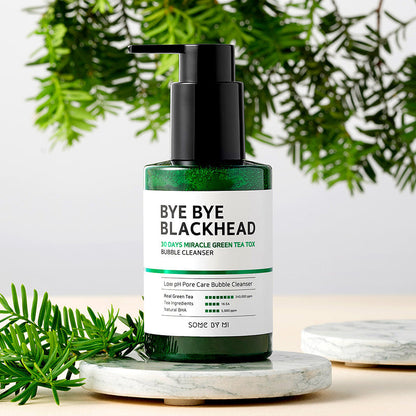 Some By Me Bye Bye Blackhead 30 Days Miracle Green Tea Tox Bubble Cleanser 120g