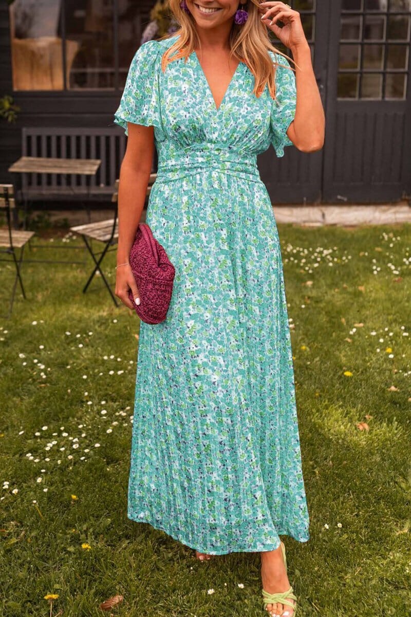 Sandra | Elegant maxiklänning med V-ringning
